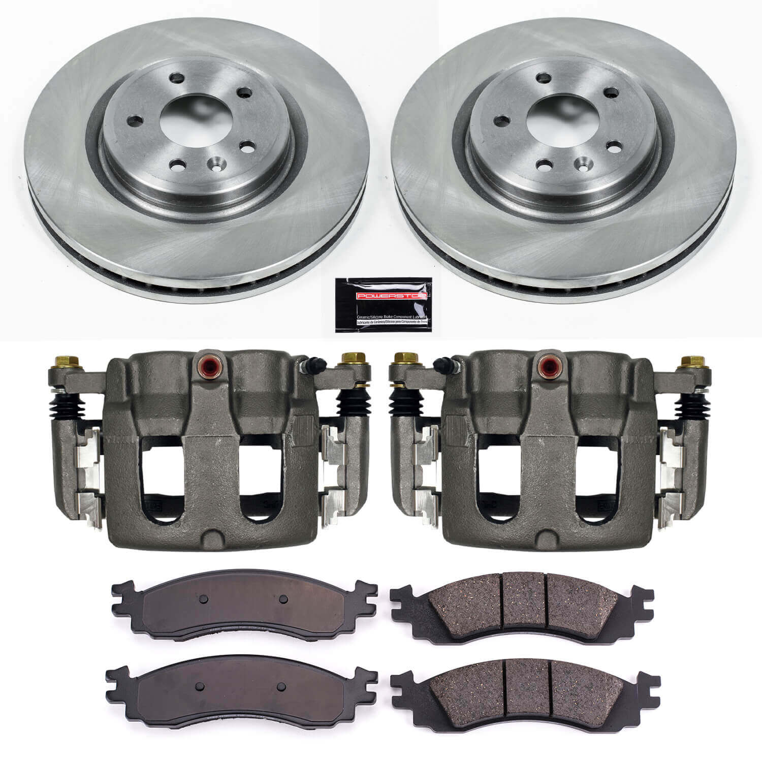 Power Stop KCOE5507 Autospecialty 1-Click Daily Driver Front Brake Kit for 2010 Ford Taurus Sho product image