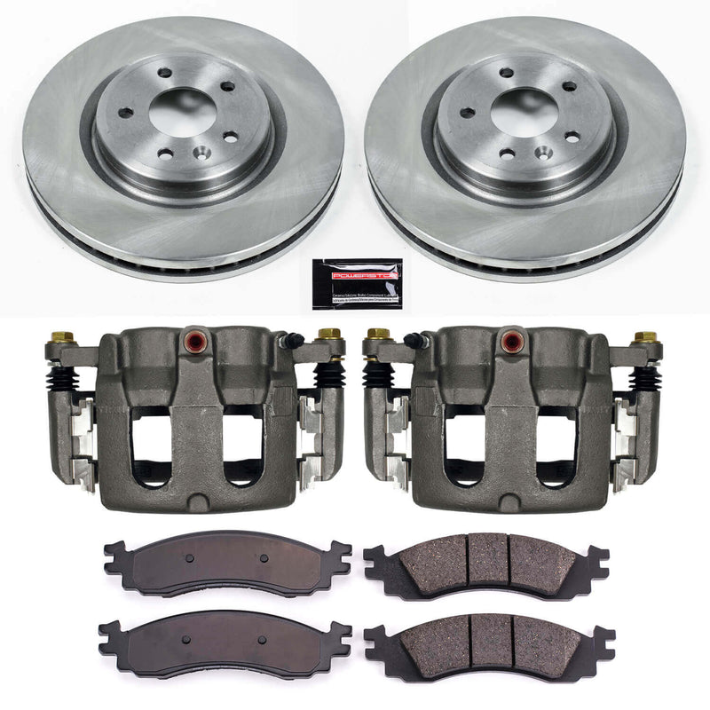 Power Stop KCOE5507 Autospecialty 1-Click Daily Driver Front Brake Kit for 2010 Ford Taurus Sho product image