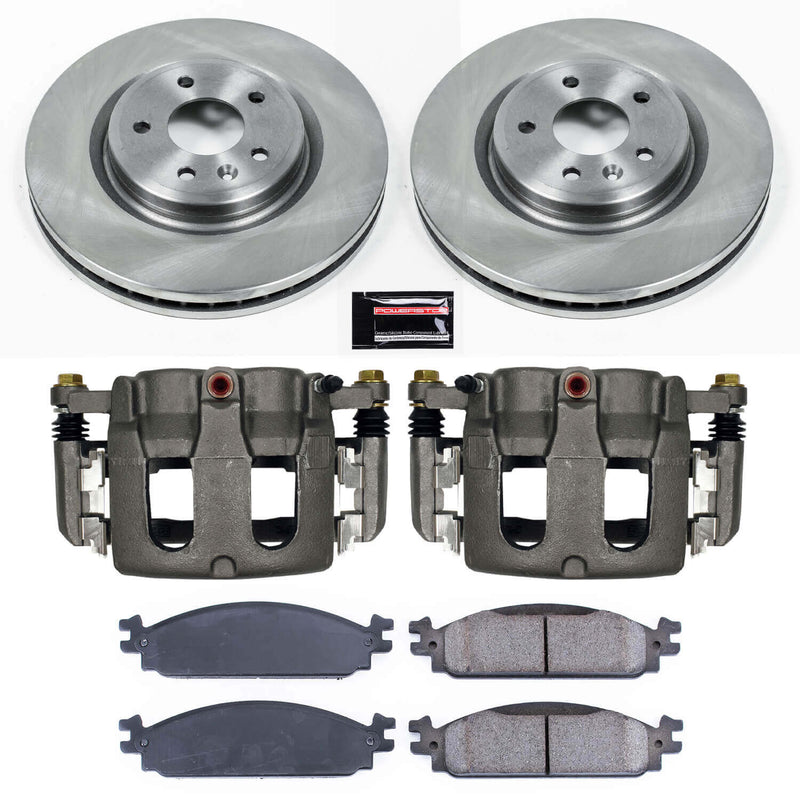 Power Stop KCOE5509 Autospecialty 1-Click Daily Driver Front Brake Kit for 2009-2011 Ford Flex product image