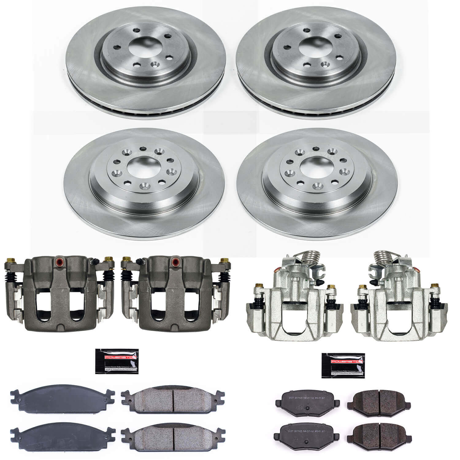 Power Stop KCOE5510A Autospecialty 1-Click Daily Driver Front And Rear Brake Kit for 2010-2011 Ford Flex product image