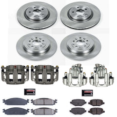 Power Stop KCOE5510A Autospecialty 1-Click Daily Driver Front And Rear Brake Kit for 2010-2011 Ford Flex product image