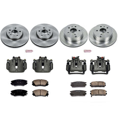 Power Stop KCOE5516 Autospecialty 1-Click Daily Driver Front And Rear Brake Kit for 2010-2017 Chevrolet Equinox product image