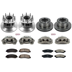 Power Stop KCOE5517 Autospecialty 1-Click Daily Driver Front And Rear Brake Kit for 2010 Ford F-350 Super Duty King Ranch, Lariat, XL, XLT Rear Wheel Drive product image