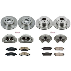 Power Stop KCOE5520 Autospecialty 1-Click Daily Driver Front And Rear Brake Kit for 2008-2011 Chevrolet Tahoe Ppv product image