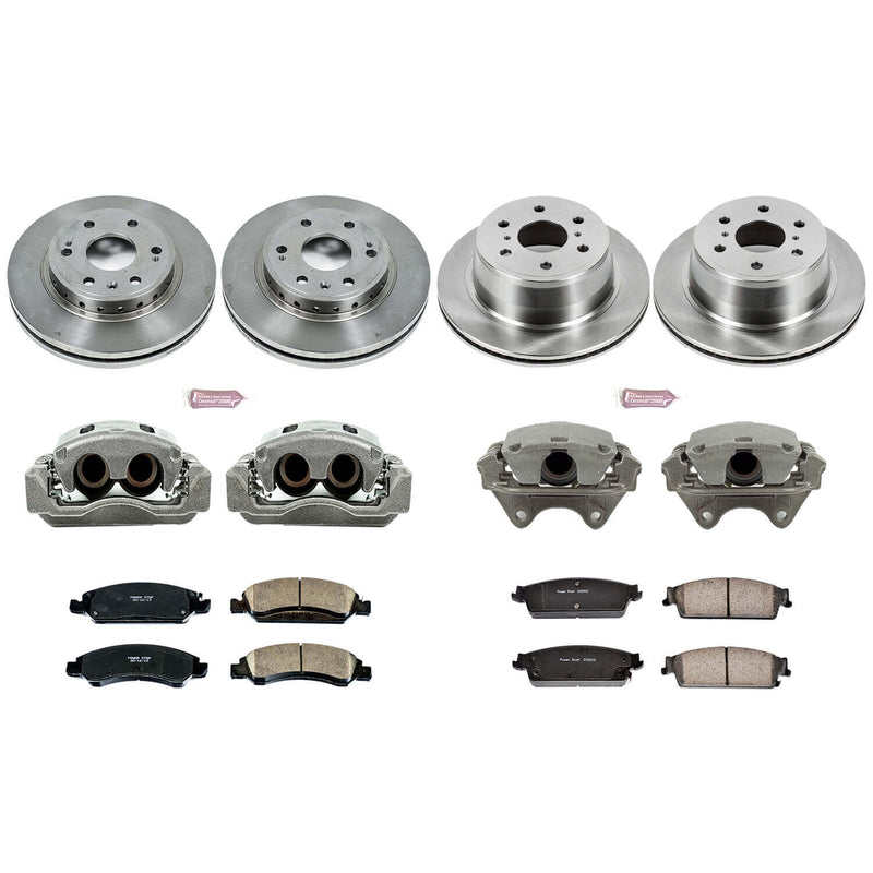 Power Stop KCOE5520 Autospecialty 1-Click Daily Driver Front And Rear Brake Kit for 2008-2011 Chevrolet Tahoe Ppv product image