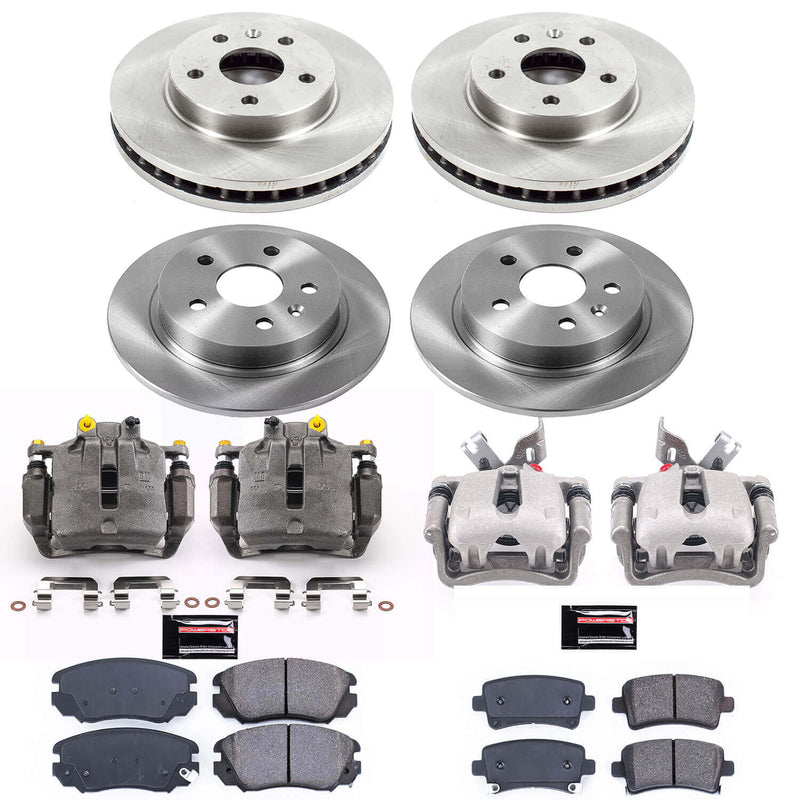 Power Stop KCOE5523 Autospecialty 1-Click OE Replacement Front And Rear Brake Kit With Calipers for 2012-2016 Buick Lacrosse product image