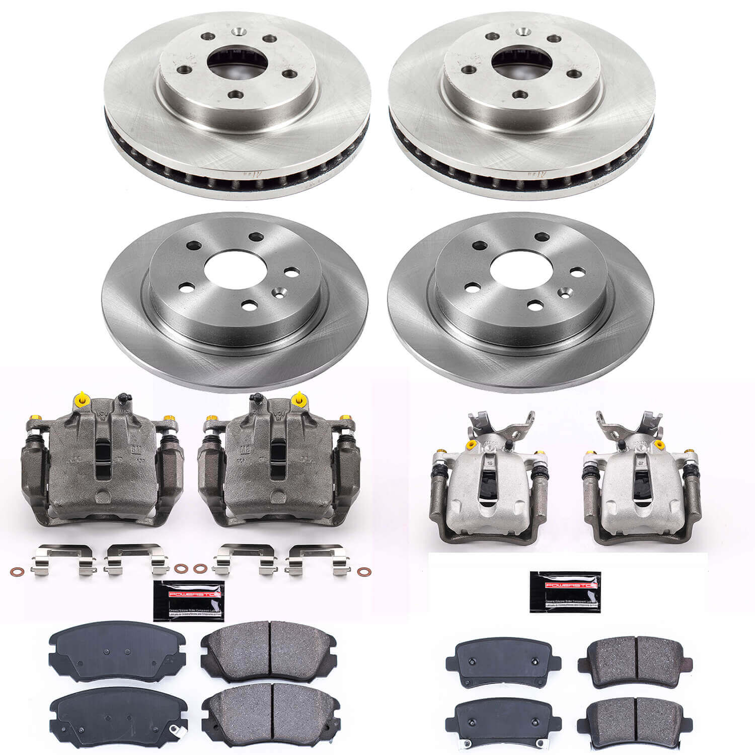 Power Stop KCOE5523A Autospecialty 1-Click OE Replacement Pad And Rotor Kit With Calipers for 2014-2015 Chevrolet Malibu product image
