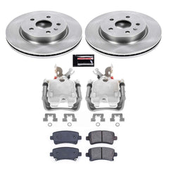 Power Stop KCOE5547 Rear Autospecialty 1-Click OE Replacement Pad And Rotor Kit With Calipers for 2010-2016 Buick Lacrosse product image