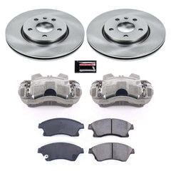 Power Stop KCOE5550 Autospecialty 1-Click OE Replacement Front Brake Kit With Calipers for 2011-2015 Chevrolet Cruze product image