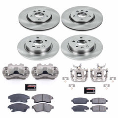 Power Stop KCOE5551A Autospecialty 1-Click OE Replacement Pad And Rotor Kit With Calipers for 2013-2016 Chevrolet Sonic Rear Disc product image