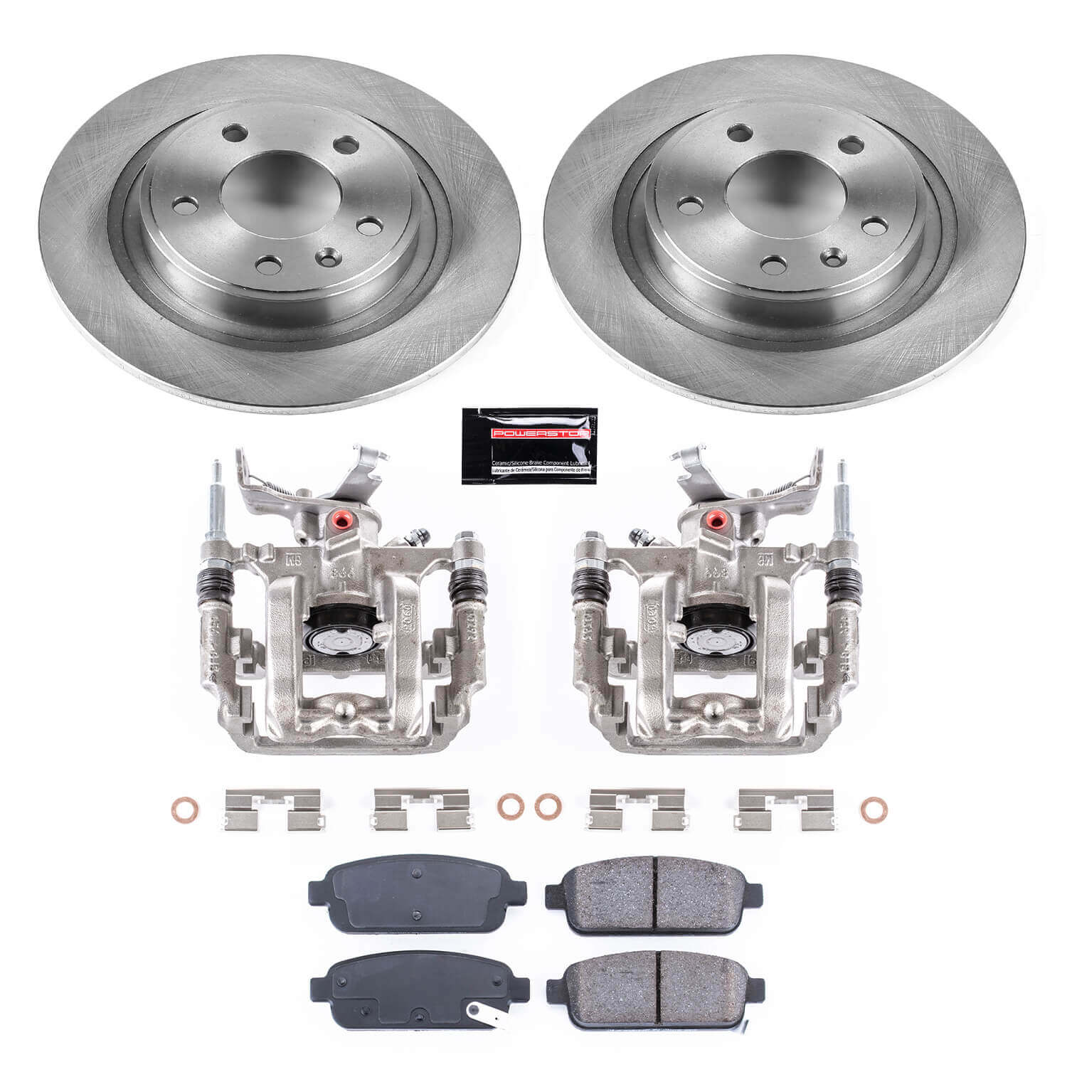 Power Stop KCOE5552A Autospecialty 1-Click OE Replacement Pad And Rotor Kit With Calipers for 2016-2019 Buick Cascada product image