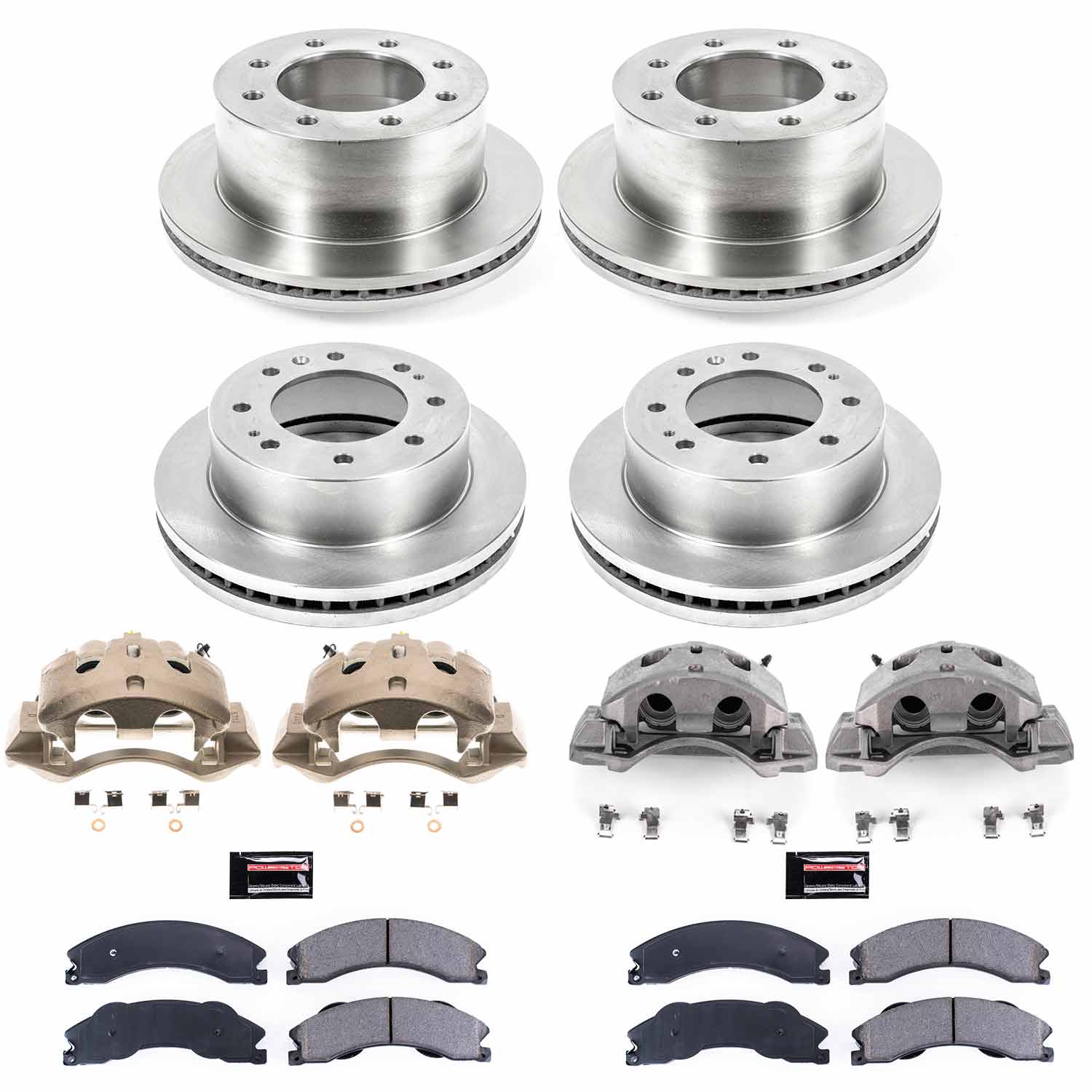 Power Stop KCOE5560 Autospecialty 1-Click OE Replacement Pad And Rotor Kit With Calipers for 2011 Chevrolet Silverado 3500 HD product image
