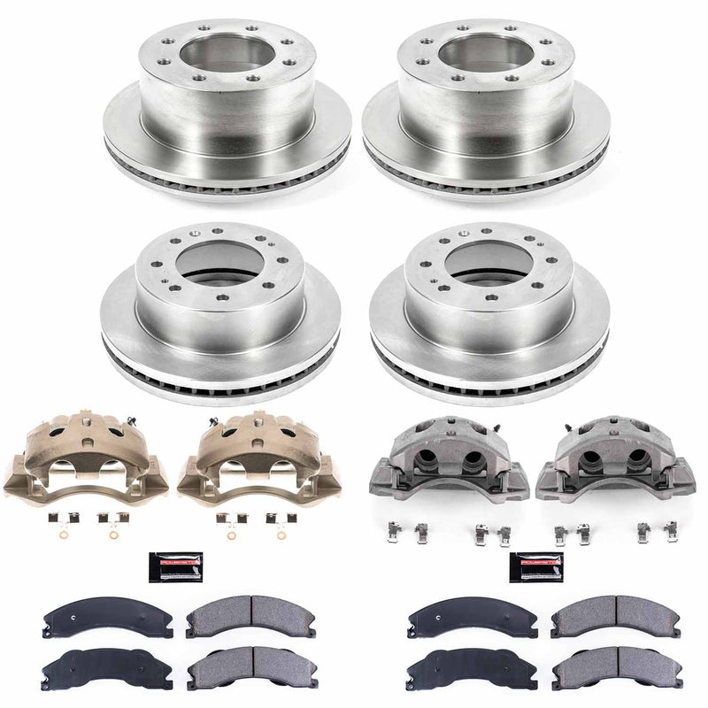 Power Stop KCOE5560 Autospecialty 1-Click OE Replacement Pad And Rotor Kit With Calipers for 2011 Chevrolet Silverado 3500 HD product image