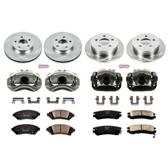 Power Stop KCOE5564 Autospecialty 1-Click Daily Driver Front And Rear Brake Kit for 2005 Chevrolet Impala product image