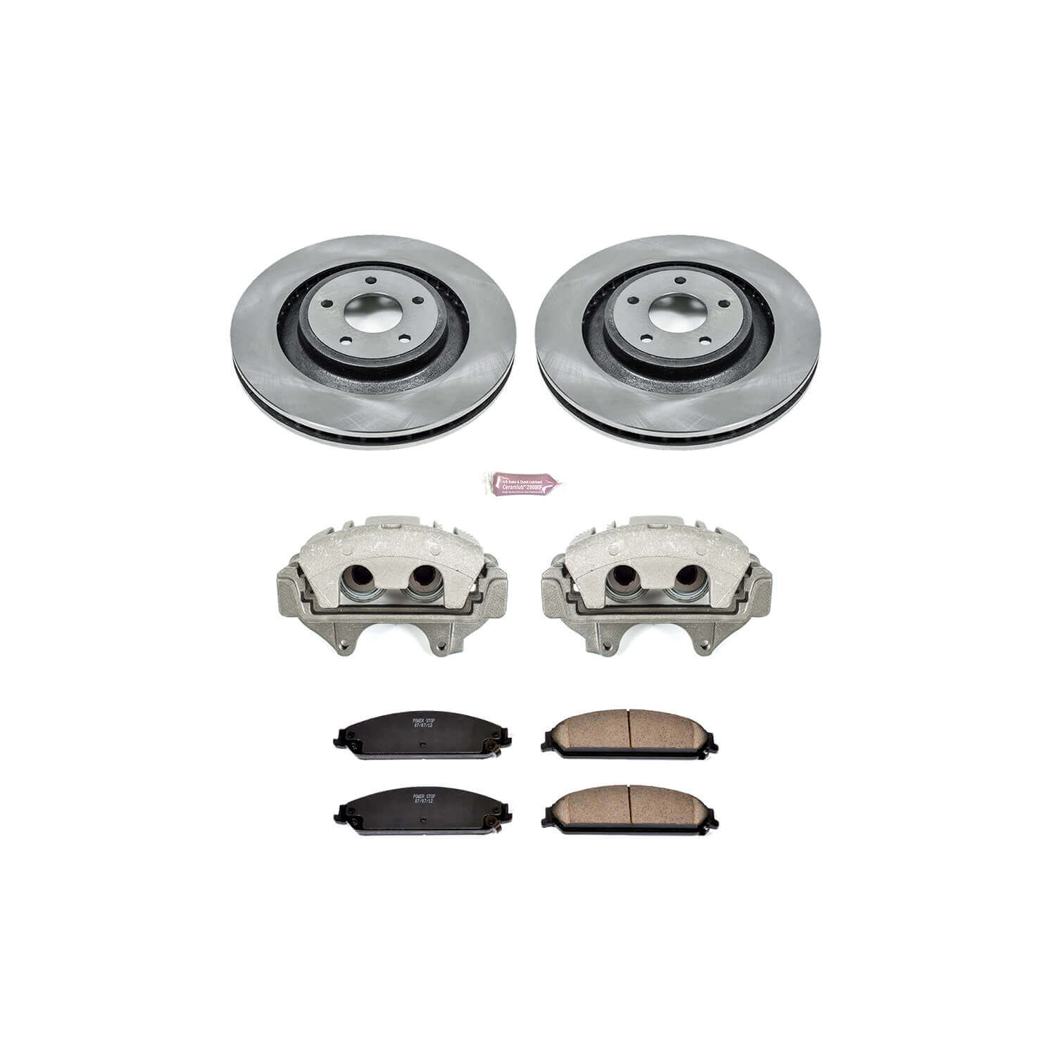 Power Stop KCOE5565 Autospecialty 1-Click Daily Driver Front Brake Kit for 2008-2009 Dodge Caliber SRT-4 product image