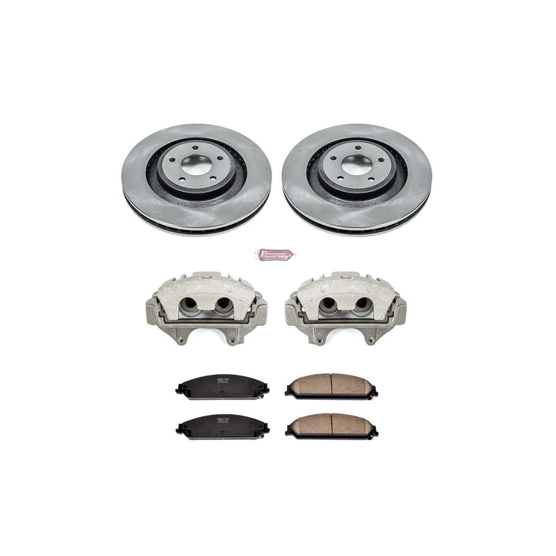 Power Stop KCOE5565 Autospecialty 1-Click Daily Driver Front Brake Kit for 2008-2009 Dodge Caliber SRT-4 product image