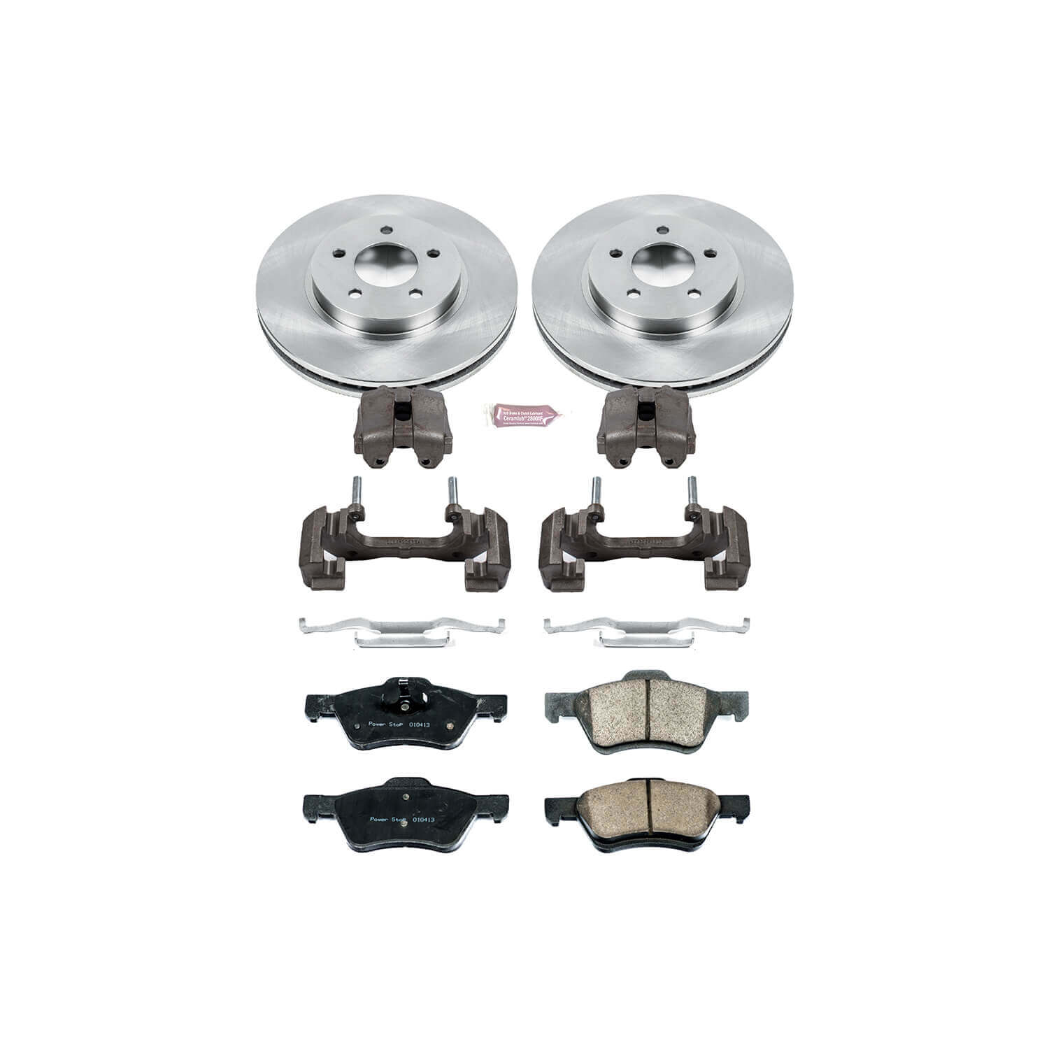Power Stop KCOE5572 Autospecialty 1-Click Daily Driver Front Brake Kit for 2010-2012 Ford Escape product image
