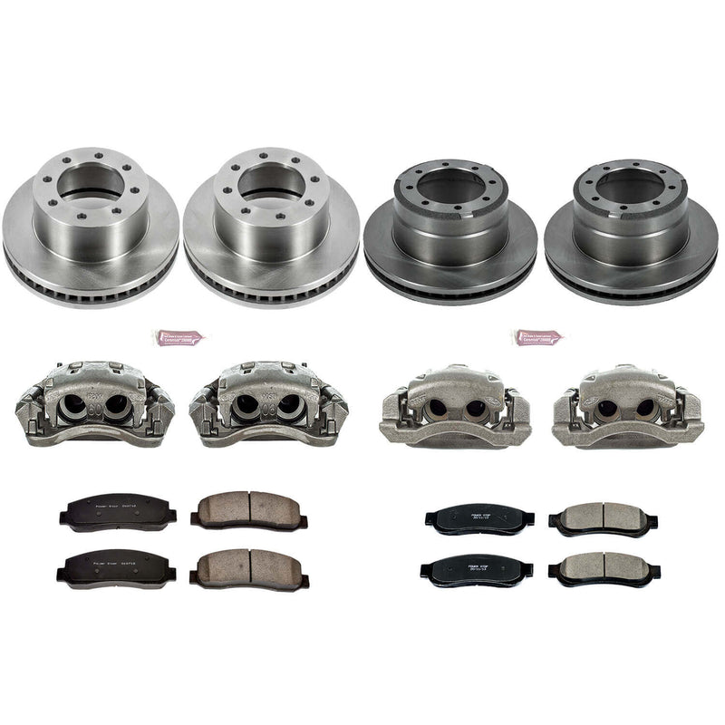 Power Stop KCOE5574 Autospecialty 1-Click Daily Driver Front And Rear Brake Kit for 2010 Ford F-350 Super Duty Cabela's, King Ranch, Lariat, XL, XLT product image