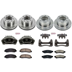 Power Stop KCOE5575 Autospecialty 1-Click Daily Driver Front And Rear Brake Kit for 2010 Ford F-250 Super Duty 4 Wheel Drive product image