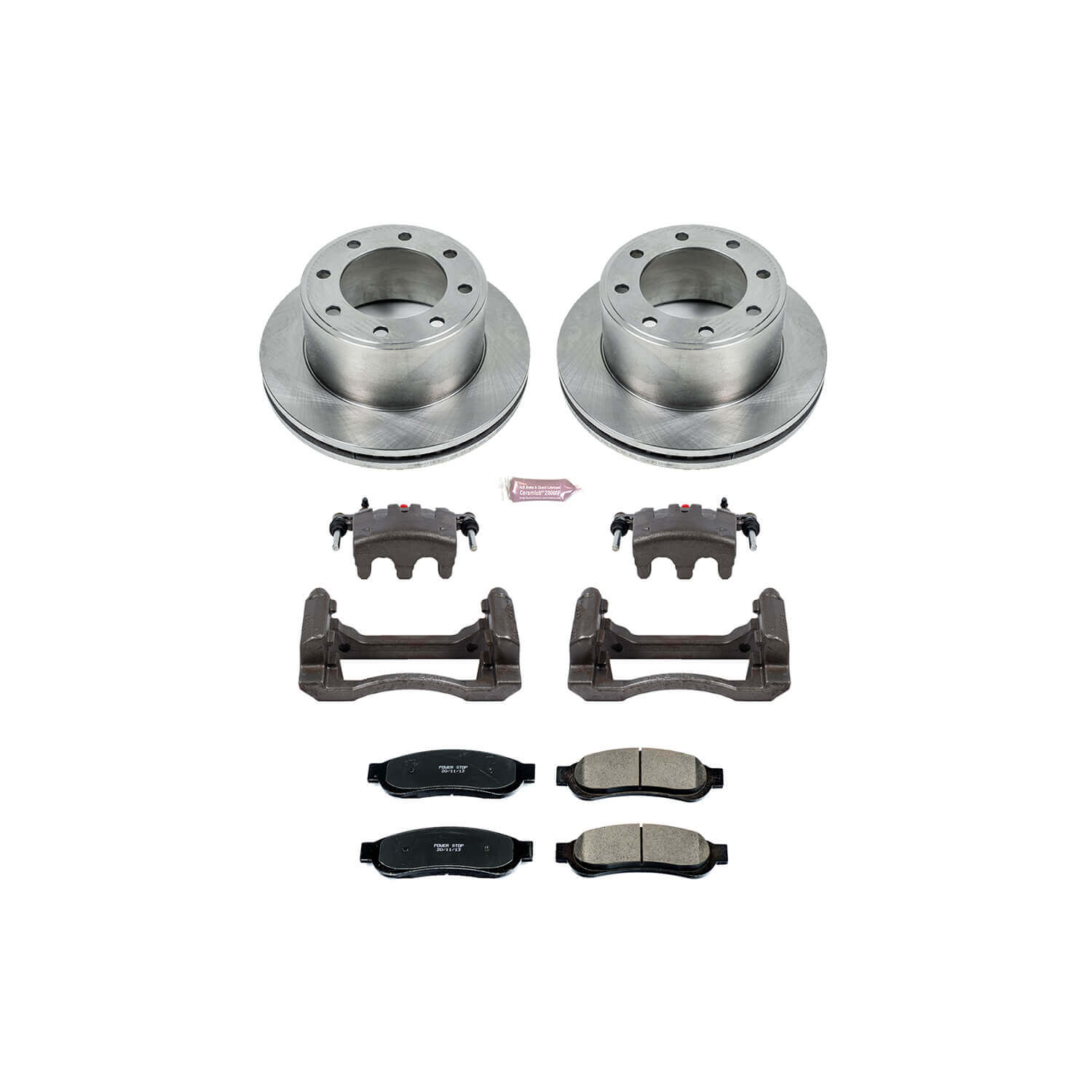 Power Stop KCOE5578 Autospecialty 1-Click Daily Driver Rear Brake Kit for 2010-2012 Ford F-250 Super Duty product image