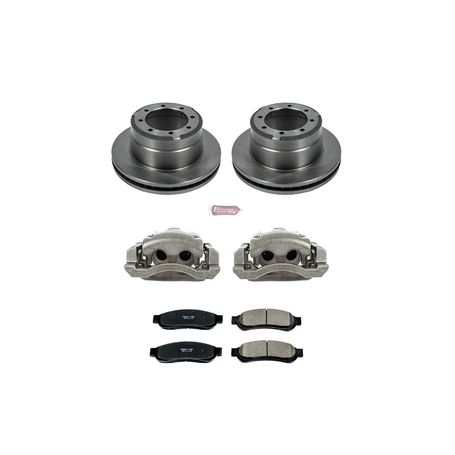 Power Stop KCOE5579 Autospecialty 1-Click Daily Driver Rear Brake Kit for 2010 Ford F-350 Super Duty Cabela's, King Ranch, Lariat, XL, XLT product image