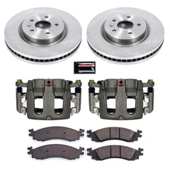 Power Stop KCOE5581 Autospecialty 1-Click Daily Driver Front Brake Kit for 2011-2012 Ford Taurus Sho product image