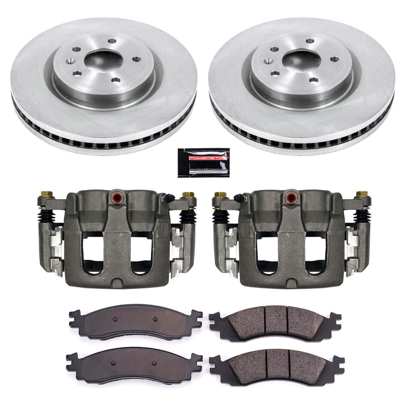 Power Stop KCOE5581 Autospecialty 1-Click Daily Driver Front Brake Kit for 2011-2012 Ford Taurus Sho product image