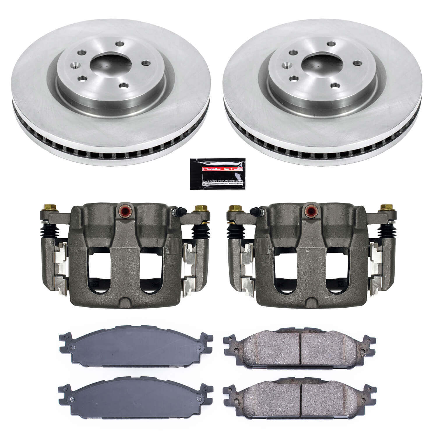 Power Stop KCOE5583 Autospecialty 1-Click Daily Driver Front Brake Kit for 2011-2019 Ford Explorer product image