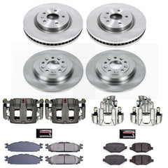 Power Stop KCOE5584 Autospecialty 1-Click Daily Driver Front And Rear Brake Kit for 2011-2019 Ford Explorer product image