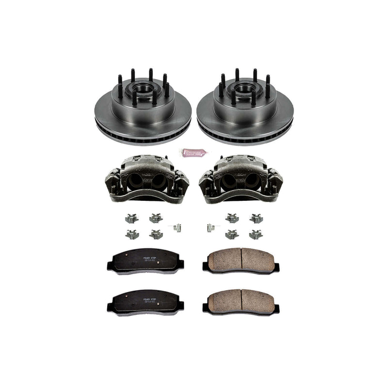 Power Stop KCOE5588 Autospecialty 1-Click Daily Driver Front Brake Kit for 2009-2011 Ford F-250 Super Duty Rear Wheel Drive product image