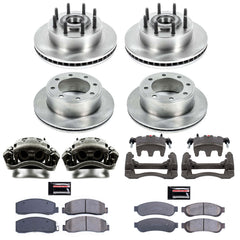 Power Stop KCOE5589 Autospecialty 1-Click Daily Driver Front And Rear Brake Kit for 2009-2010 Ford F-250 Super Duty Rear Wheel Drive product image