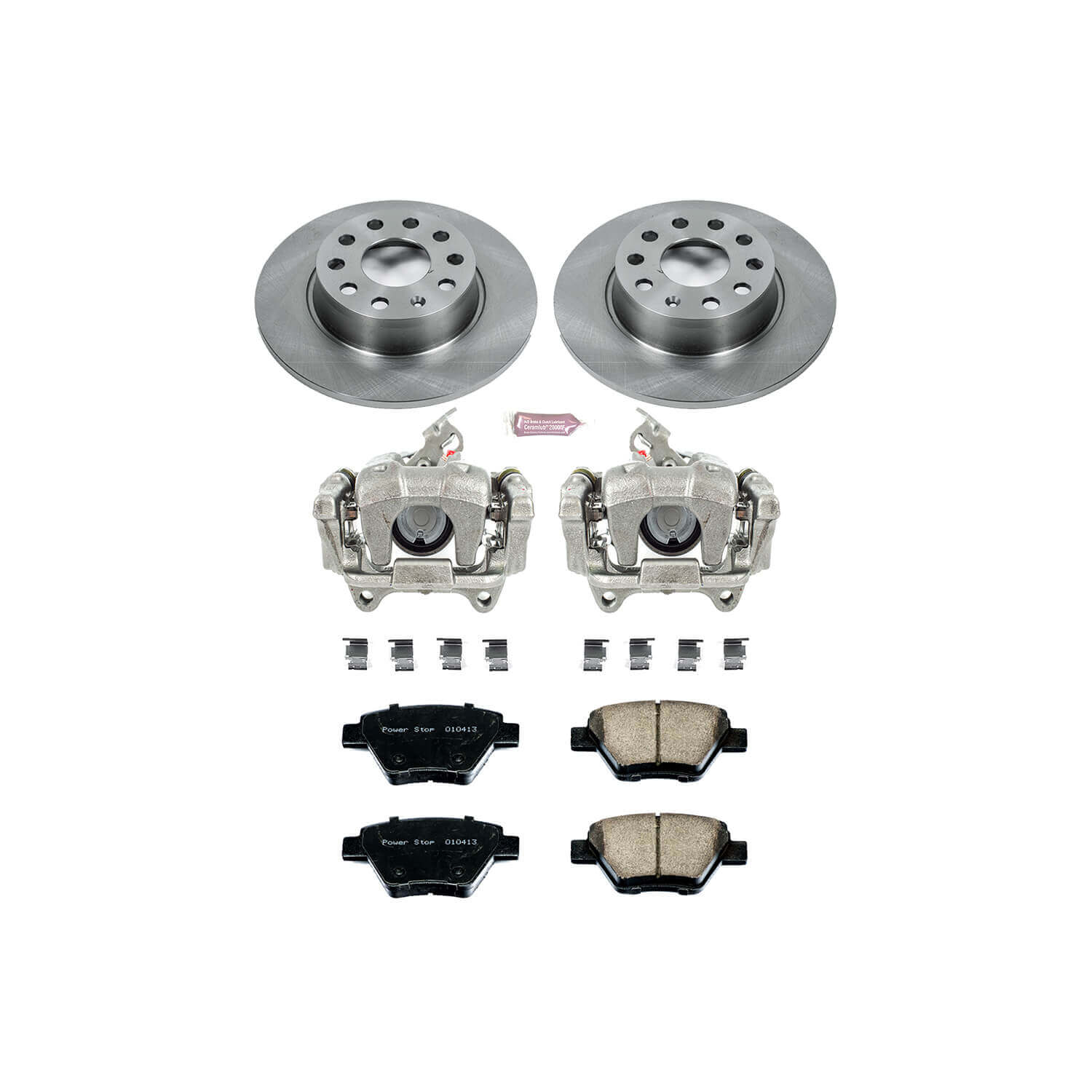 Power Stop KCOE5667 Autospecialty 1-Click Daily Driver Rear Brake Kit for 2010-2013 Audi A3 Base product image