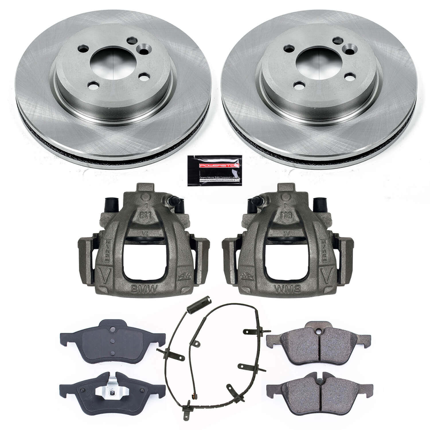 Power Stop KCOE5724 Autospecialty 1-Click Daily Driver Front Brake Kit for 2002-2006 MINI Cooper product image
