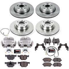 Power Stop KCOE5768 Autospecialty 1-Click OE Replacement Pad And Rotor Kit With Calipers for 2006 BMW 330Xi product image