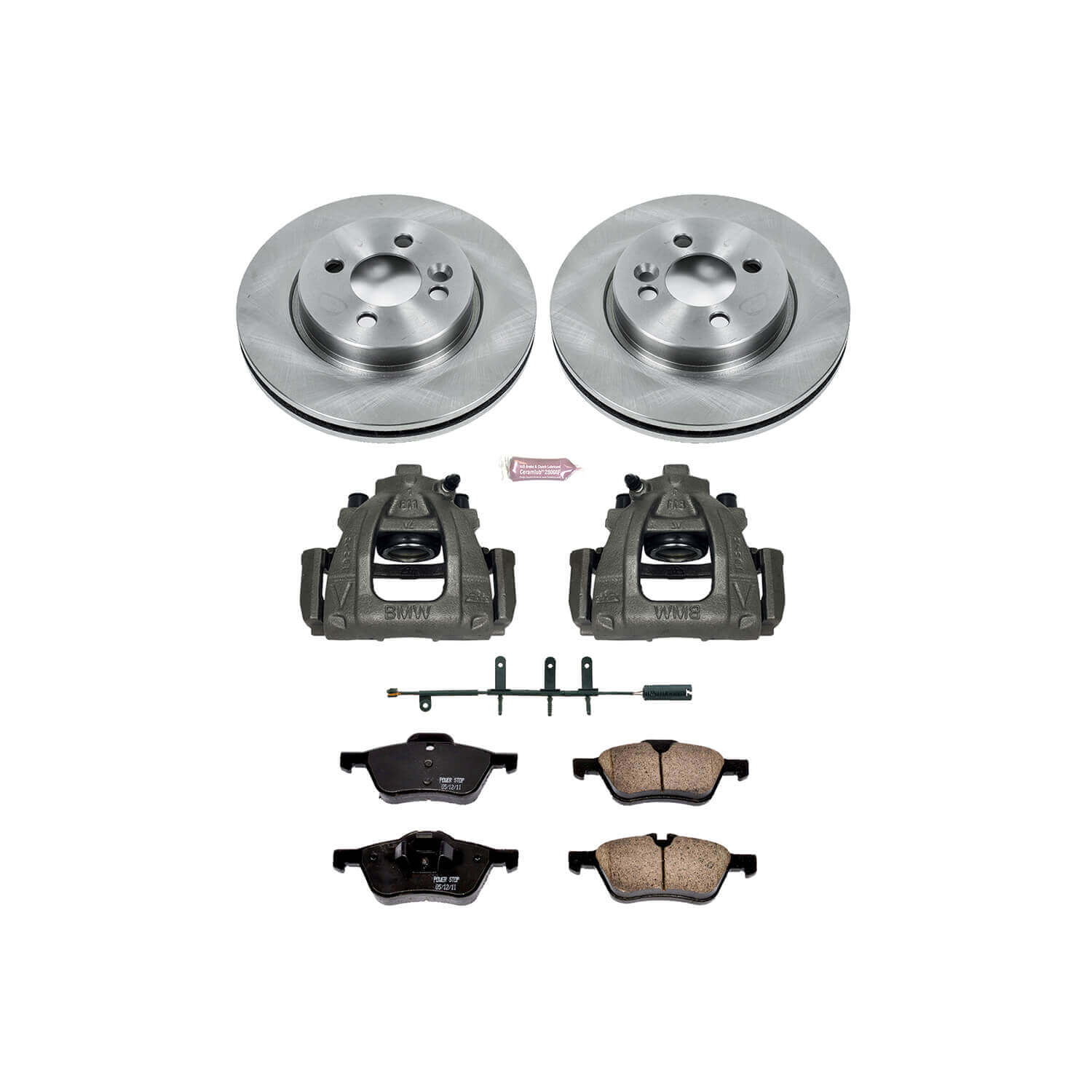 Power Stop KCOE5780 Autospecialty 1-Click Daily Driver Front Brake Kit for 2007-2008 MINI Cooper Convertible product image