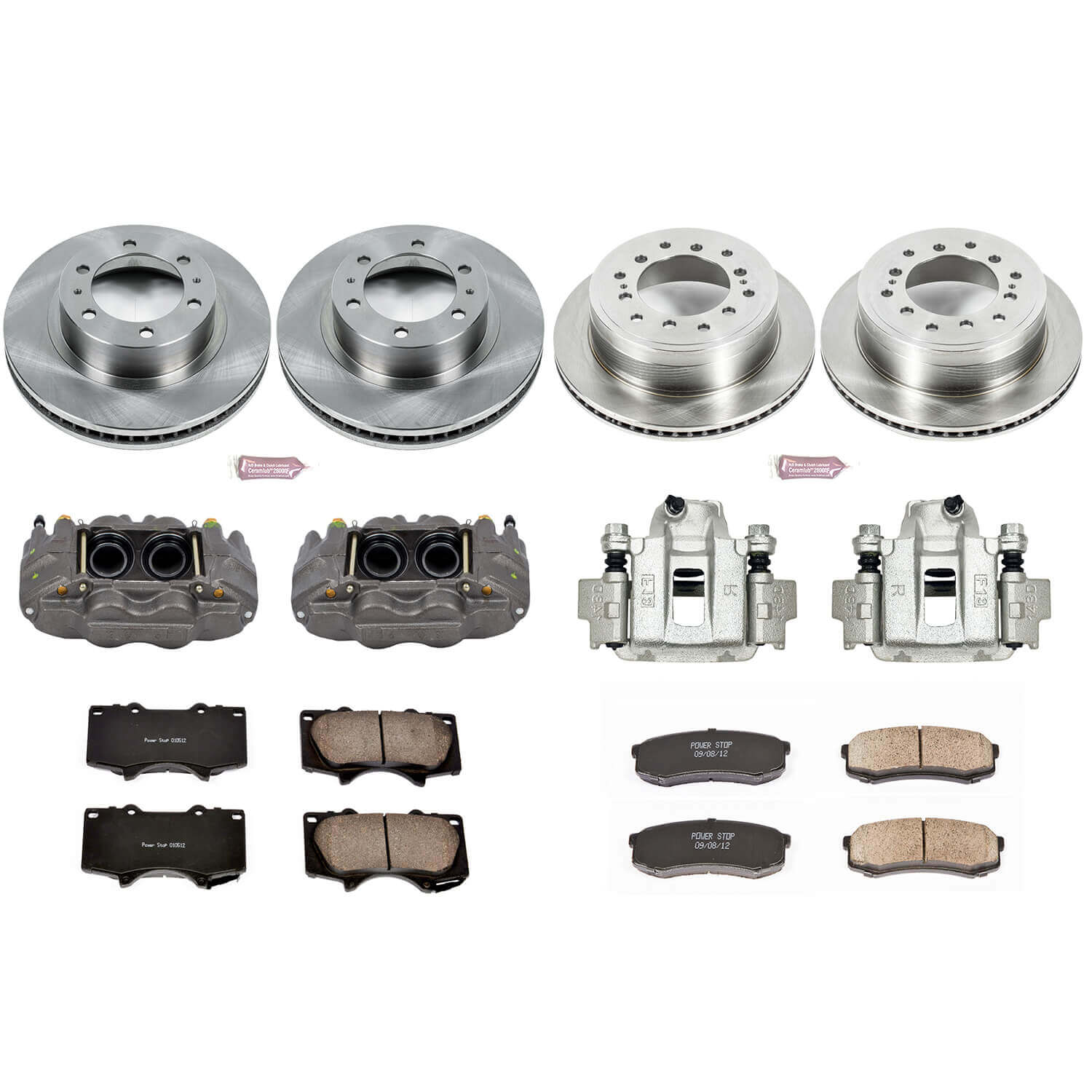 Power Stop KCOE5805 Autospecialty 1-Click Daily Driver Front And Rear Brake Kit for 2010-2014 Toyota FJ Cruiser product image
