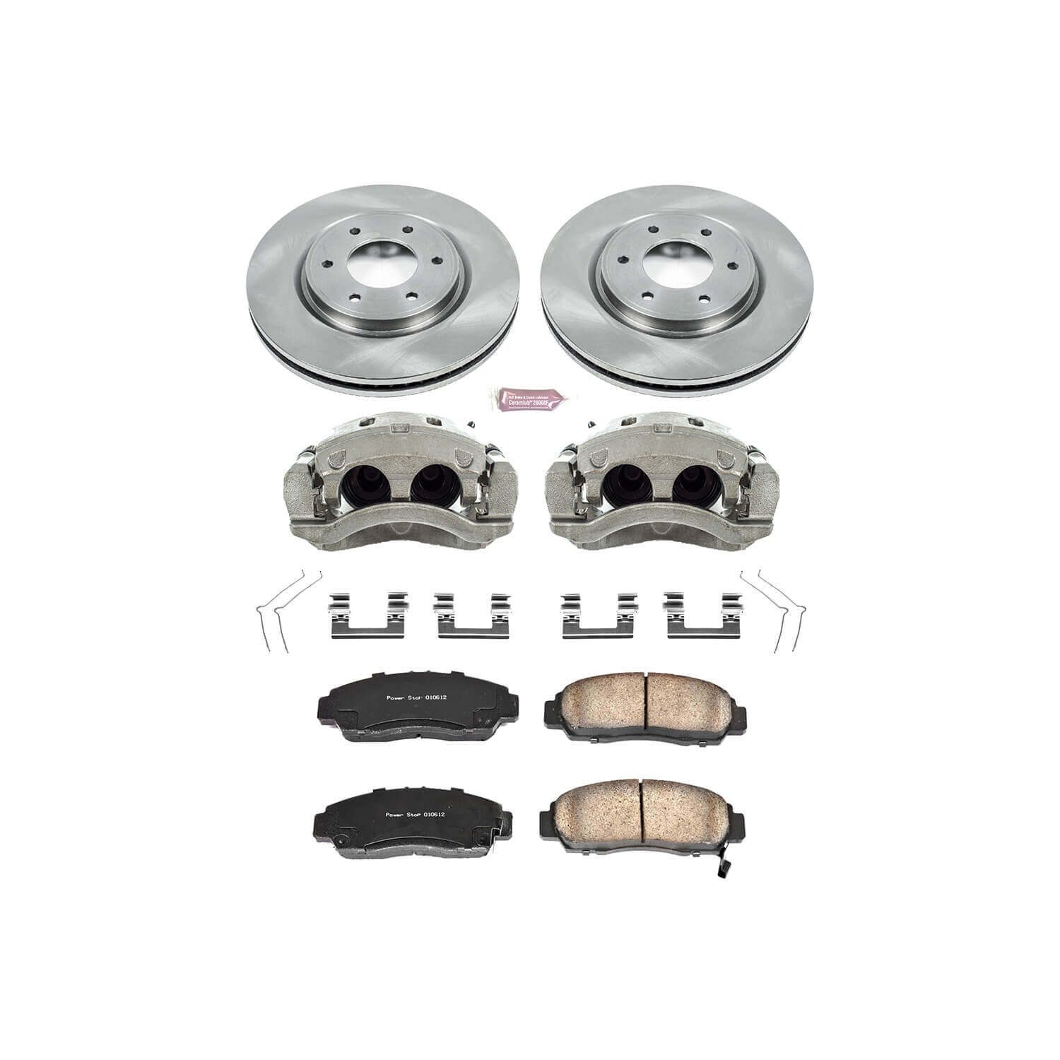 Power Stop KCOE5821 Autospecialty 1-Click Daily Driver Front Brake Kit for 2012-2015 Nissan Armada product image
