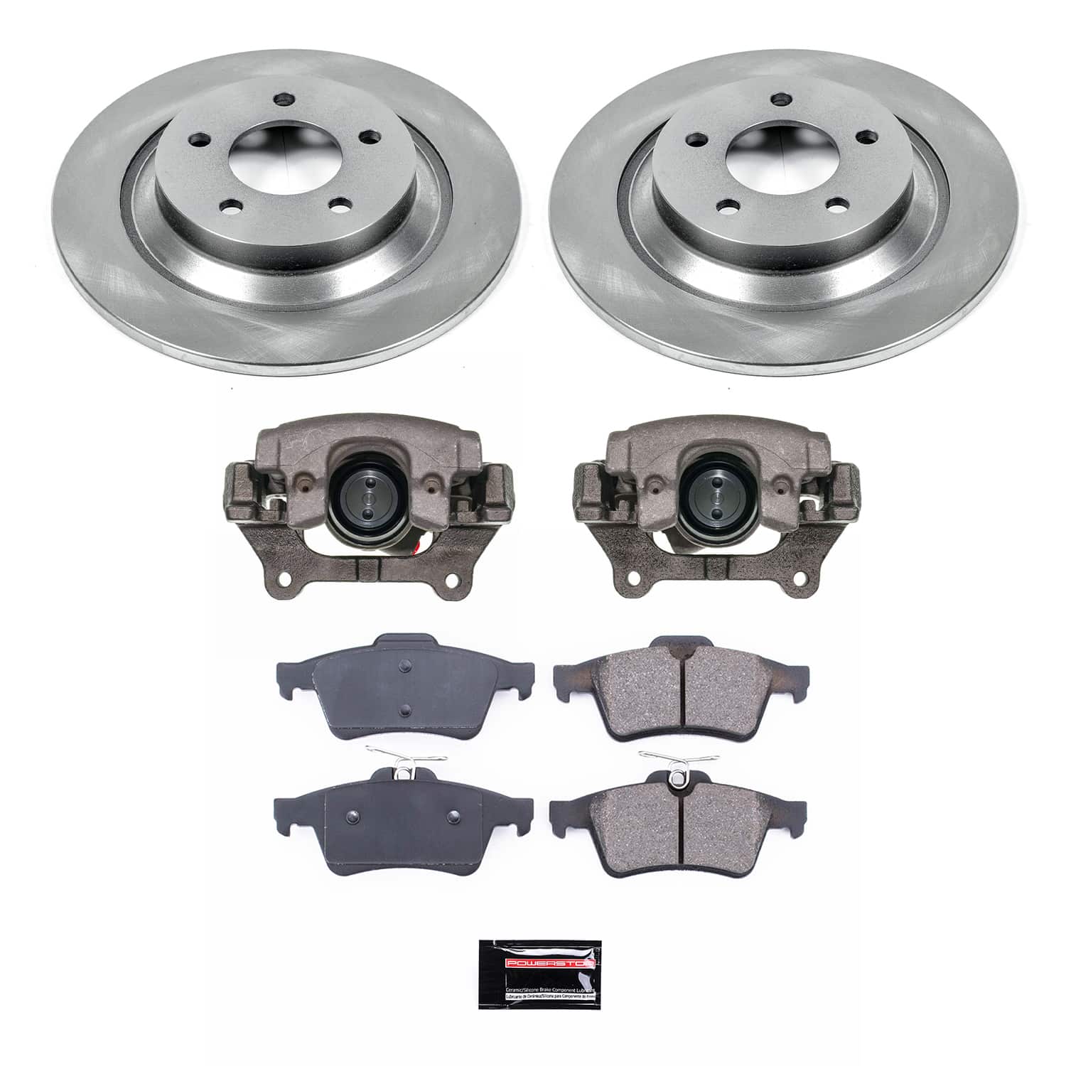 Power Stop KCOE5842 Rear Autospecialty 1-Click OE Replacement Pad And Rotor Kit With Caliper for 2008-2010 Mazda 5 product image