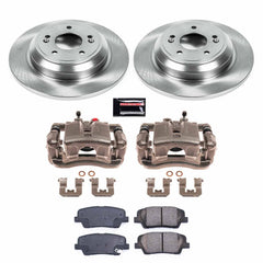 Power Stop KCOE5847 Rear Autospecialty 1-Click OE Replacement Pad And Rotor Kit With Calipers for 2009 Hyundai Genesis product image