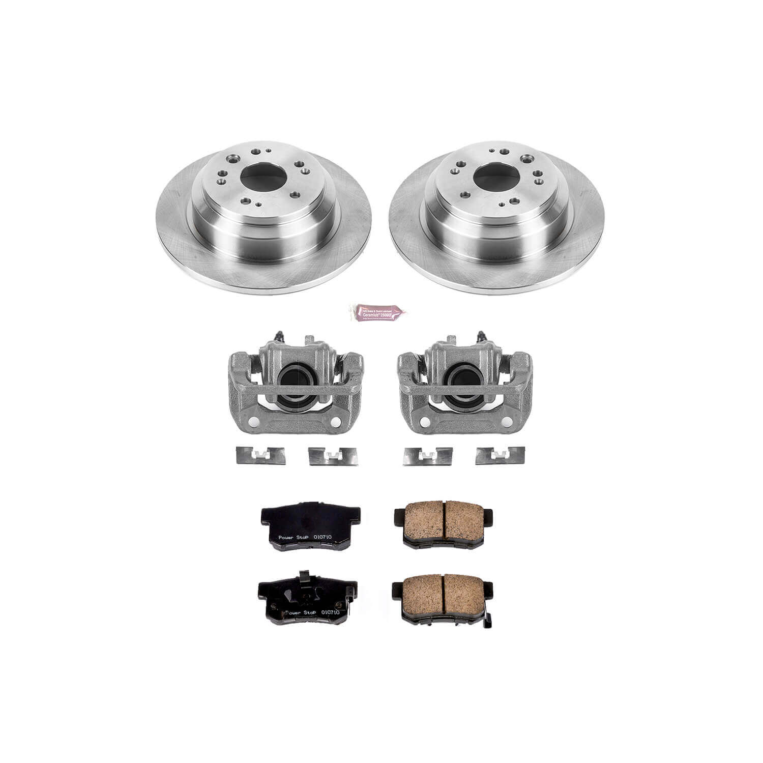 Power Stop KCOE5859 Autospecialty 1-Click Daily Driver Rear Brake Kit for 2010-2011 Honda Accord Crosstour product image