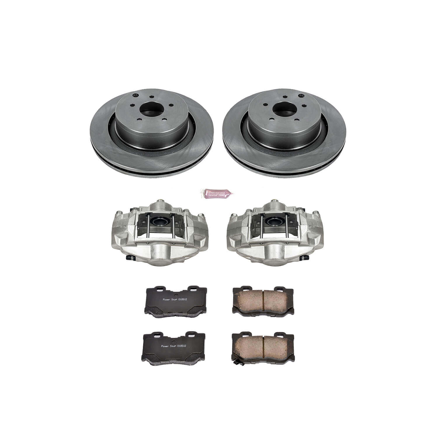 Power Stop KCOE5861 Autospecialty 1-Click Daily Driver Rear Brake Kit for 2009-2013 Infiniti FX50 product image