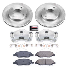 Power Stop KCOE5862 Autospecialty 1-Click OE Replacement Pad And Rotor Kit With Calipers for 2009-2011 Nissan Versa product image