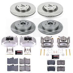 Power Stop KCOE5869 Autospecialty 1-Click OE Replacement Pad And Rotor Kit With Calipers for 2009-2011 Lexus GS350 product image