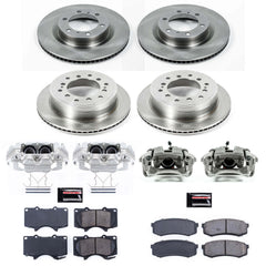 Power Stop KCOE5874 Autospecialty 1-Click Daily Driver Front And Rear Brake Kit for 2010-2015 Lexus GX460 product image