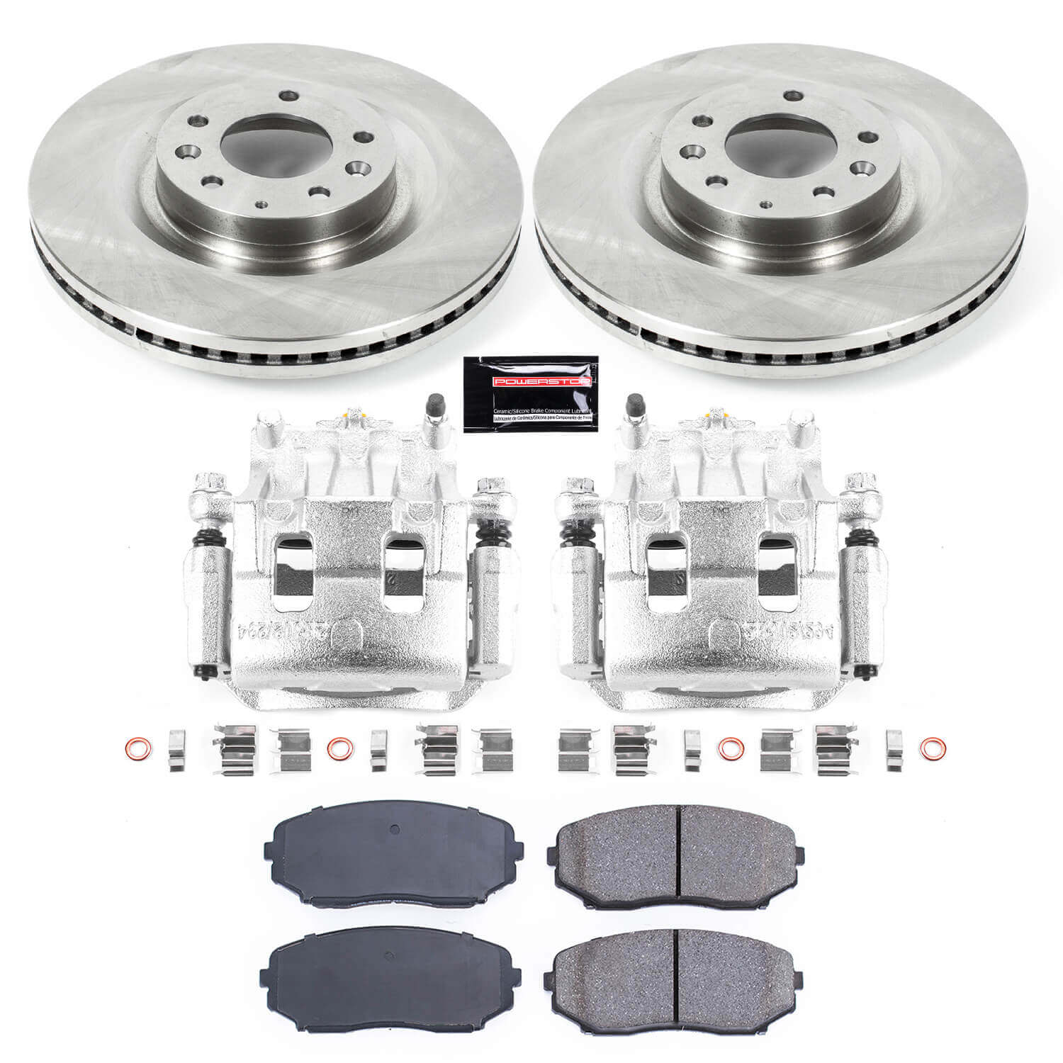 Power Stop KCOE5878A Autospecialty 1-Click OE Replacement Front Brake Kit With Calipers for 2011-2015 Mazda CX-9 product image