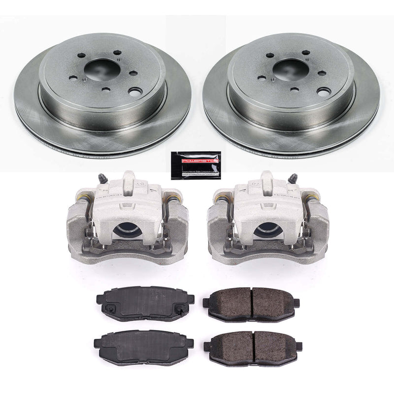 Power Stop KCOE5883 Autospecialty 1-Click OE Replacement Rear Brake Kit With Calipers for 2013-2016 Scion FR-S product image