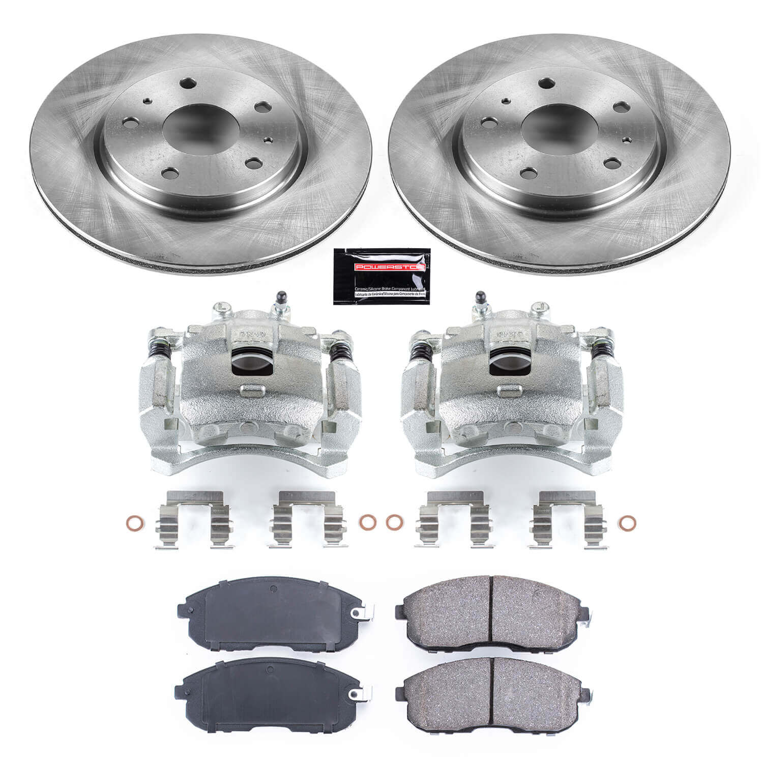 Power Stop KCOE5887 Autospecialty 1-Click OE Replacement Pad And Rotor Kit With Calipers for 2007-2013 Suzuki SX4 product image