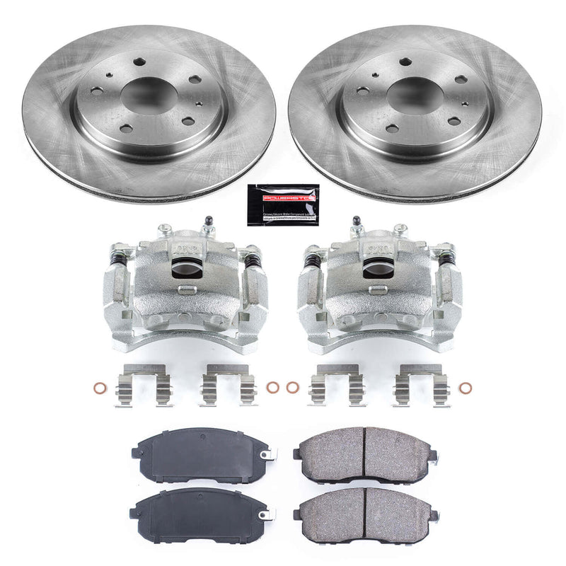 Power Stop KCOE5887 Autospecialty 1-Click OE Replacement Pad And Rotor Kit With Calipers for 2007-2013 Suzuki SX4 product image