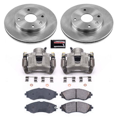 Power Stop KCOE5894 Autospecialty 1-Click OE Replacement Front Brake Kit With Calipers for 2004-2008 Suzuki Forenza product image