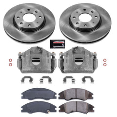 Power Stop KCOE5903 Autospecialty 1-Click OE Replacement Front Brake Kit With Calipers for 2004-2009 Kia Spectra product image